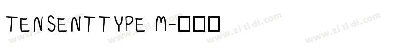 TENSENTTYPE M字体转换